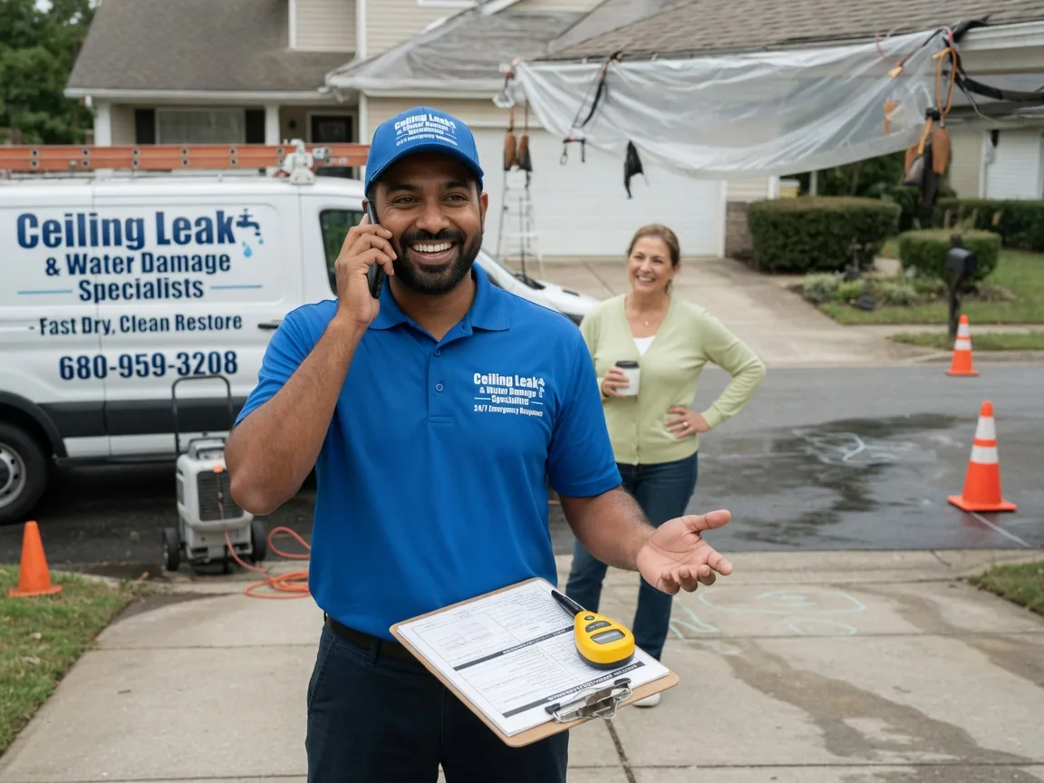 Ceiling Leak Cleanup Pittstown, NJ FAQs